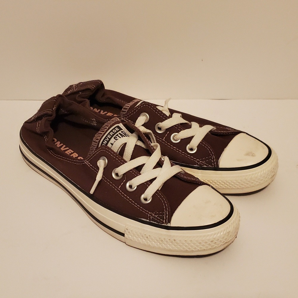 Converse Chuck Taylor All Star Shoreline Slip On Brown Sneakers Womens 7.5 - Picture 3 of 8